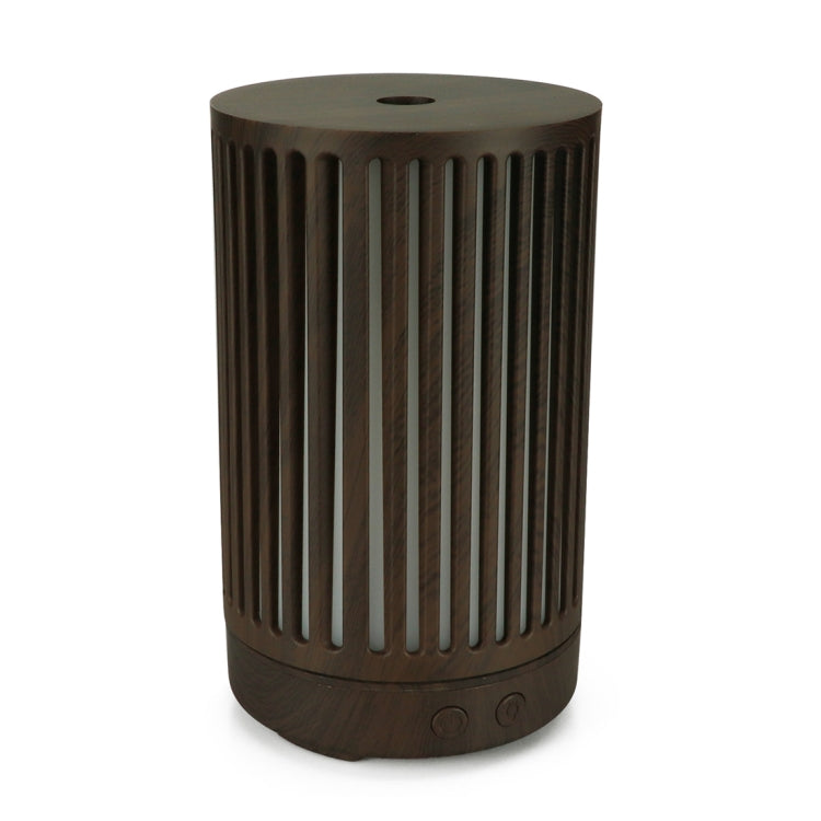 USB 200ml Hollow-out Forest Pattern Wooden Essential Oil Aromatherapy Machine Ultrasonic Humidifier Automatic Alcohol Sprayer(Dark Brown-2) by bashfashion