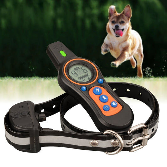WL-0225 Remote Control Trainer Training Dog Barking Control Collar, Style:1 to 1 by bashfashion