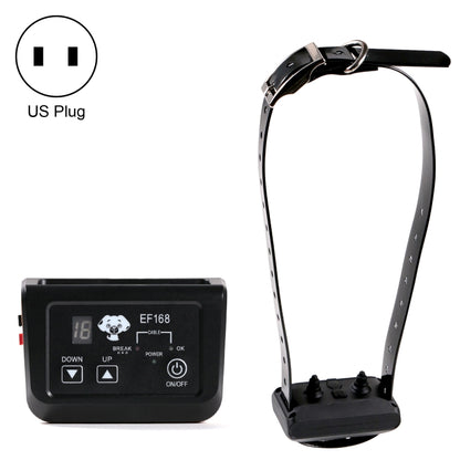 EF168 Wired Rechargeable Waterproof Pet Electronic Fence Dog Training Device, Style:1 to 1(US Plug) by bashfashion