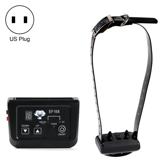 EF168 Wired Rechargeable Waterproof Pet Electronic Fence Dog Training Device, Style:1 to 1(US Plug) by bashfashion