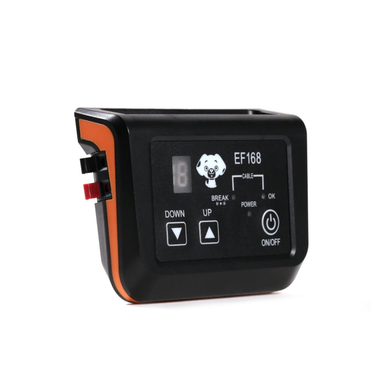 EF168 Wired Rechargeable Waterproof Pet Electronic Fence Dog Training Device, Style:1 to 1(US Plug) by bashfashion