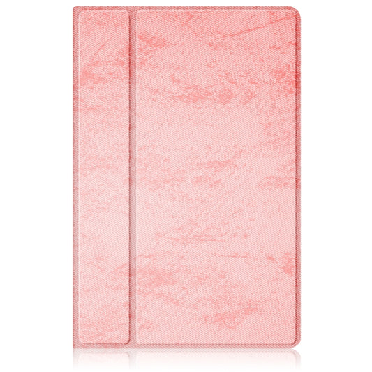 For Samsung Galaxy Tab A7 Lite 8.7 2021 T220 / T225 Solid Color 360 Degrees Rotation Tablet Leather Case with Holder(Pink) by bashfashion