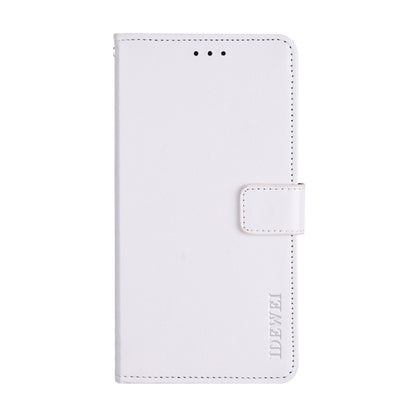 For ZTE nubia Red Magic 6s Pro idewei Crazy Horse Texture Leather Phone Case(White) by idewei
