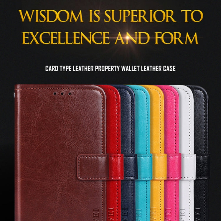 For Umidigi Bison X10 idewei Crazy Horse Texture Leather Phone Case(Brown) by idewei