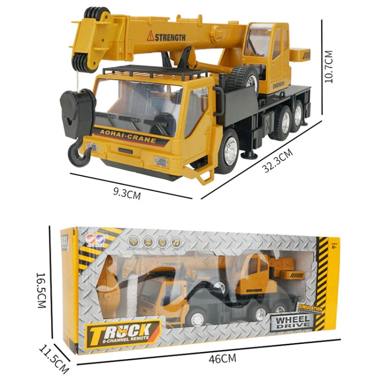MoFun 3822 2.4G 10-channel Remote Control Simulation Engineering Vehicle, Style:Crane by MoFun