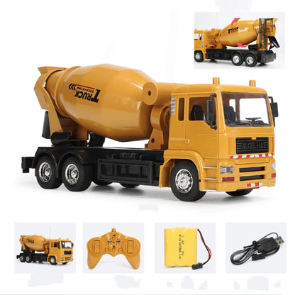 MoFun 3825 2.4G 10-channel Remote Control Simulation Engineering Vehicle, Style:Mixer Truck by MoFun