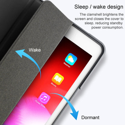 For iPad 9.7 Mutural Horizontal Flip PC + TPU + PU Leather Case with Holder & Pen Slot(Red) by Mutural