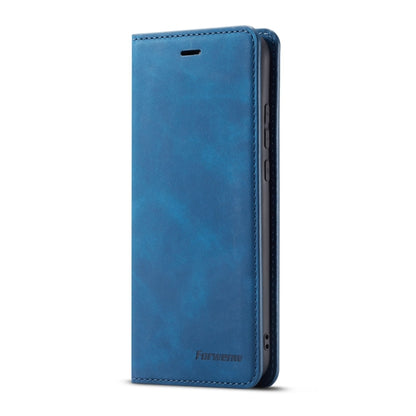 For Huawei P20 Lite Forwenw Dream Series Oil Edge Strong Magnetism Horizontal Flip Leather Case with Holder & Card Slots & Wallet & Photo Frame(Blue) by Forwenw