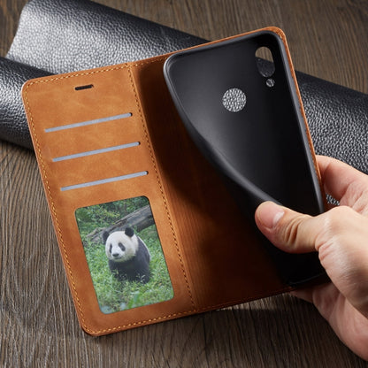 For Huawei P20 Lite Forwenw Dream Series Oil Edge Strong Magnetism Horizontal Flip Leather Case with Holder & Card Slots & Wallet & Photo Frame(Blue) by Forwenw