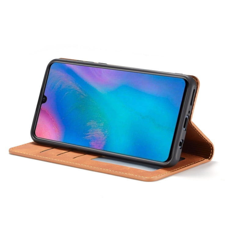 For Huawei P30 Lite Forwenw Dream Series Oil Edge Strong Magnetism Horizontal Flip Leather Case with Holder & Card Slots & Wallet & Photo Frame(Brown) by Forwenw