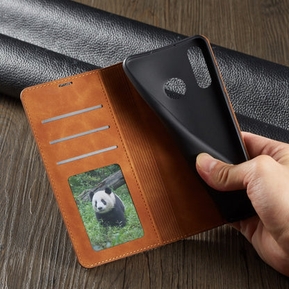 For Huawei P30 Lite Forwenw Dream Series Oil Edge Strong Magnetism Horizontal Flip Leather Case with Holder & Card Slots & Wallet & Photo Frame(Brown) by Forwenw