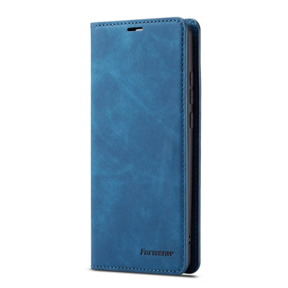 For Huawei P30 Pro Forwenw Dream Series Oil Edge Strong Magnetism Horizontal Flip Leather Case with Holder & Card Slots & Wallet & Photo Frame(Blue) by Forwenw