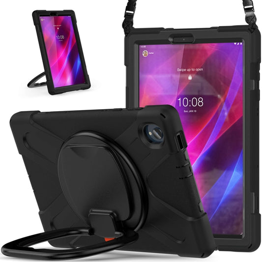 For Lenovo Tab K10 / M10 Plus Silicone + PC Protective Tablet Case(Black) by bashfashion