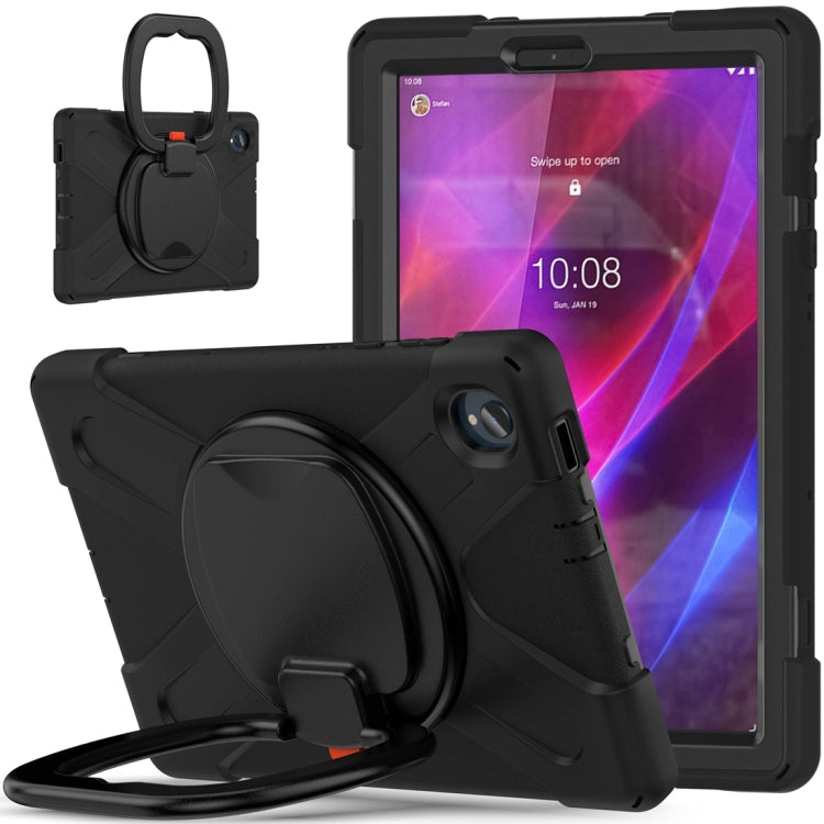 For Lenovo Tab K10 / M10 Plus Silicone + PC Protective Tablet Case(Black) by bashfashion