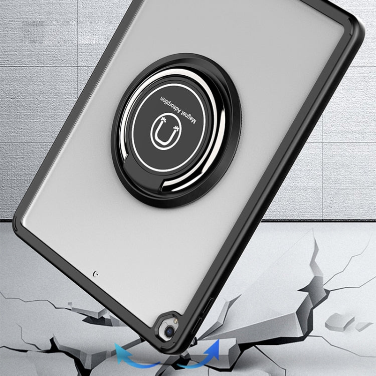 Shadow PC Tablet Case with Ring Holde For iPad 10.2 / 10.5 2019 / 2020(Black) by bashfashion