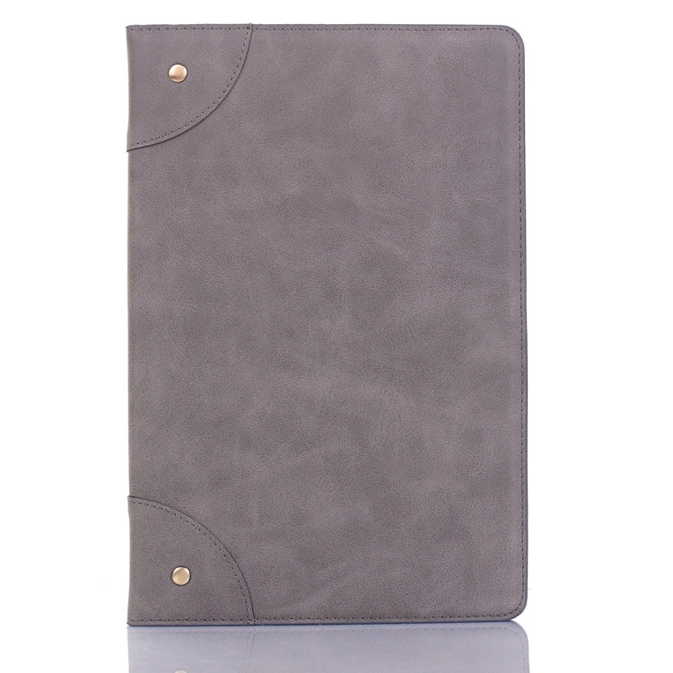 For Samsung Galaxy Tab A7 Lite T220/T225 Retro Leather Tablet Case(Grey) by bashfashion