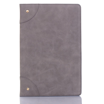 For Samsung Galaxy Tab A7 Lite T220/T225 Retro Leather Tablet Case(Grey) by bashfashion