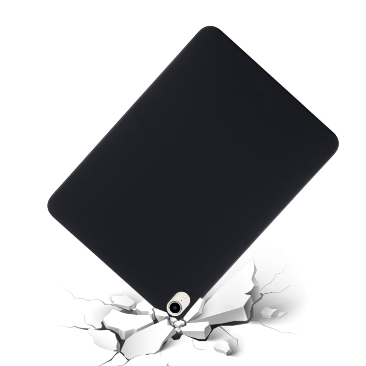 For iPad mini 6 / mini 2024 Solid Color Liquid Silicone Dropproof Full Coverage Tablet Case(Black) by bashfashion