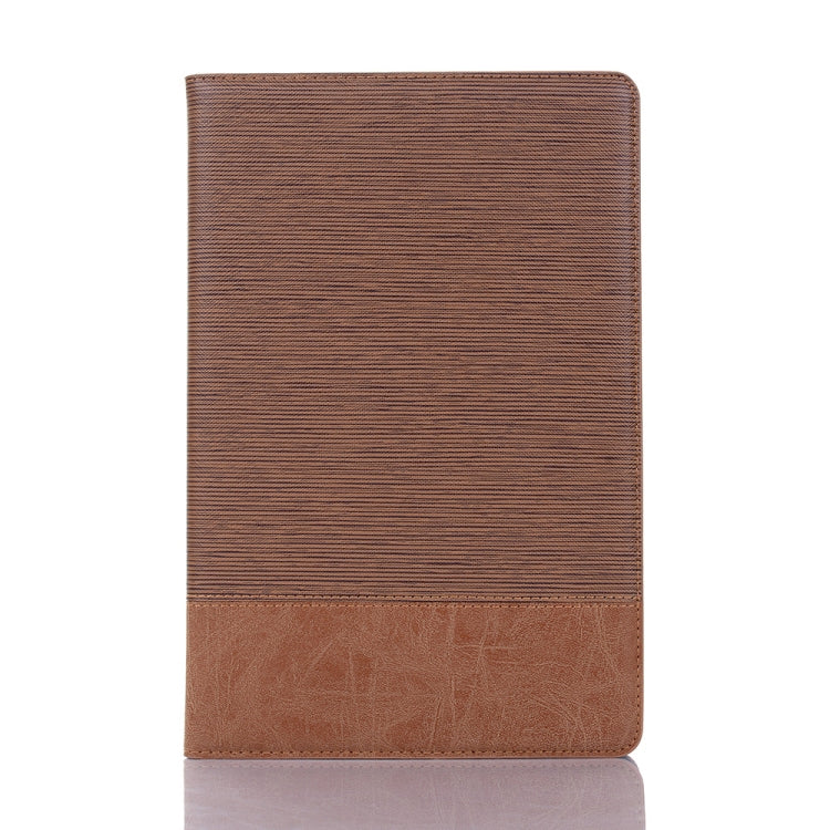 For Samsung Galaxy Tab A7 Lite T220/T225 Cross Texture Leather Tablet Case(Light Brown) by bashfashion