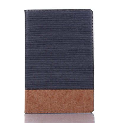 For Samsung Galaxy Tab A7 Lite T220/T225 Cross Texture Leather Tablet Case(Dark Blue) by bashfashion