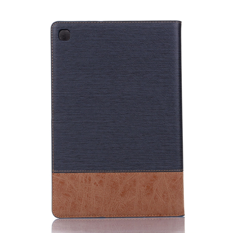 For Samsung Galaxy Tab A7 Lite T220/T225 Cross Texture Leather Tablet Case(Dark Blue) by bashfashion