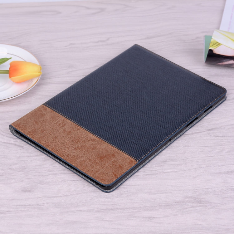 For Samsung Galaxy Tab A7 Lite T220/T225 Cross Texture Leather Tablet Case(Dark Blue) by bashfashion