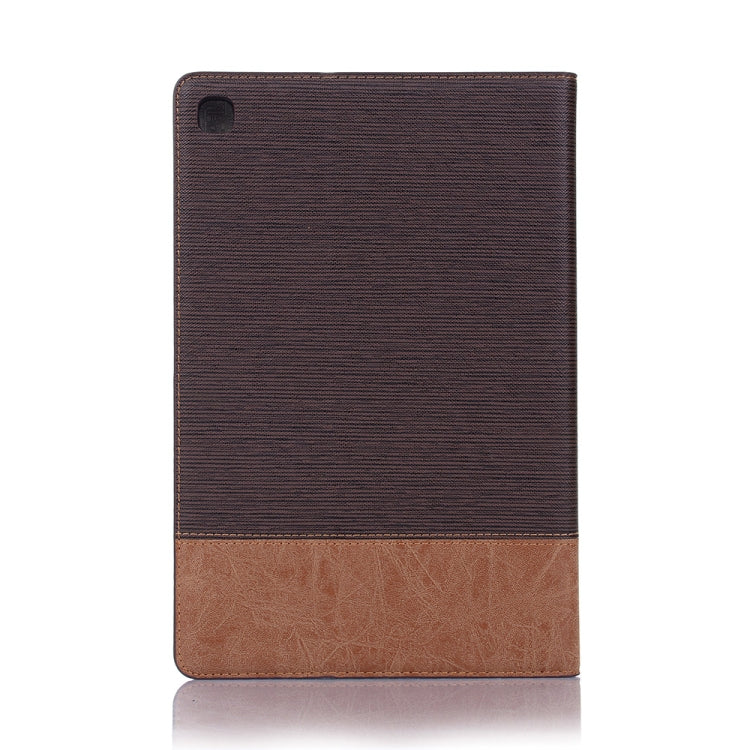 For Samsung Galaxy Tab A7 Lite T220/T225 Cross Texture Leather Tablet Case(Dark Brown) by bashfashion