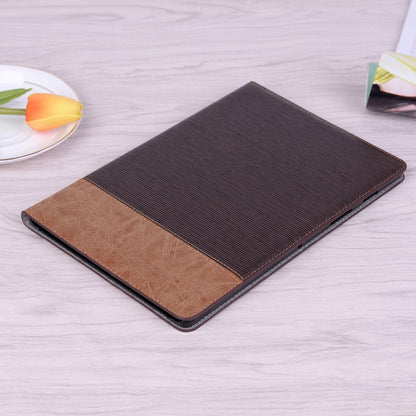 For Samsung Galaxy Tab A7 Lite T220/T225 Cross Texture Leather Tablet Case(Dark Brown) by bashfashion