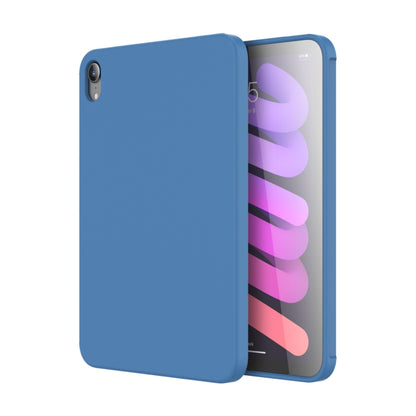 For iPad mini 2024 / mini 6 Mutural Silicone Microfiber Tablet Case(Light Blue) by Mutural