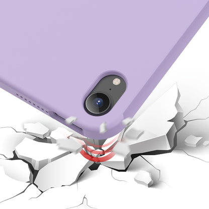 For iPad mini 2024 / mini 6 Mutural Silicone Microfiber Tablet Case(Lavender) by Mutural