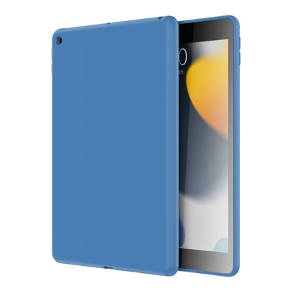 For iPad 10.2 2021 / 2020 / 2019 Mutural Silicone Microfiber Tablet Case(Light Blue) by Mutural
