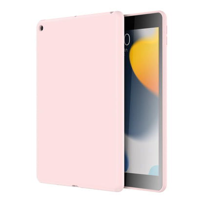 For iPad 10.2 2021 / 2020 / 2019 Mutural Silicone Microfiber Tablet Case(Pink) by Mutural