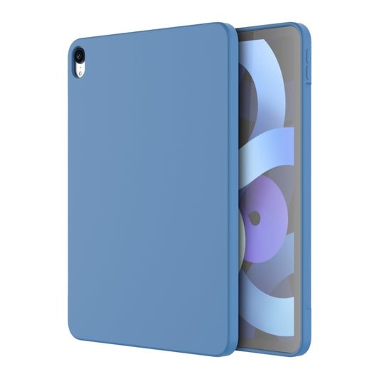 For iPad Air 11 2024 / Air 2022 / Air 2020 10.9 Mutural Silicone Microfiber Tablet Case(Light Blue) by Mutural