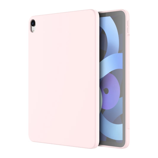 For iPad Air 11 2024 / Air 2022 / Air 2020 10.9 Mutural Silicone Microfiber Tablet Case(Pink) by Mutural