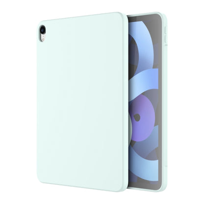 For iPad Air 11 2024 / Air 2022 / Air 2020 10.9 Mutural Silicone Microfiber Tablet Case(Sky Blue) by Mutural