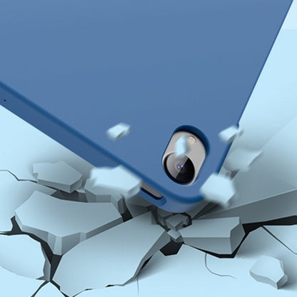 For iPad Air 11 2024 / Air 2022 / Air 2020 10.9 Mutural Silicone Microfiber Tablet Case(Sky Blue) by Mutural