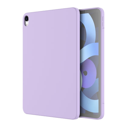 For iPad Air 11 2024 / Air 2022 / Air 2020 10.9 Mutural Silicone Microfiber Tablet Case(Lavender) by Mutural