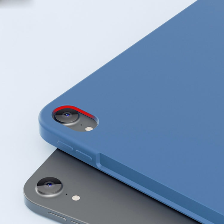 For iPad Air 11 2024 / Air 2022 / Air 2020 10.9 Mutural Silicone Microfiber Tablet Case(Lavender) by Mutural