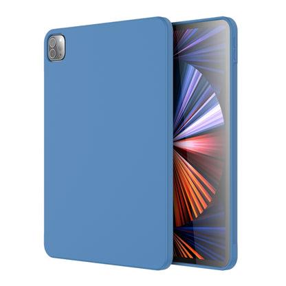 For iPad Pro 11 inch 2022 / 2021 / 2020 Mutural Silicone Microfiber Tablet Case(Light Blue) by Mutural