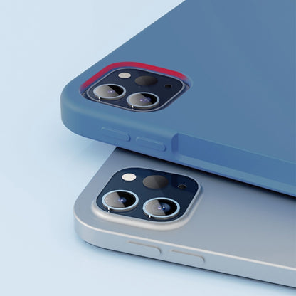 For iPad Pro 11 inch 2022 / 2021 / 2020 Mutural Silicone Microfiber Tablet Case(Light Blue) by Mutural