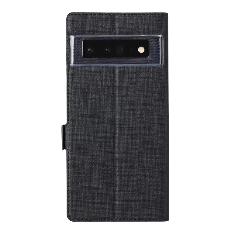 For Google Pixel 6 Pro ViLi K Series Magnetic Buckle Horizontal Flip Leather Phone Case(Black) by ViLi