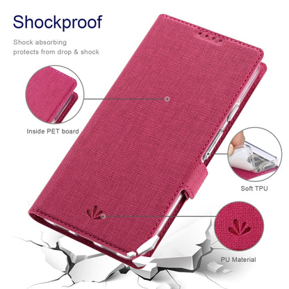 For Google Pixel 6 Pro ViLi K Series Magnetic Buckle Horizontal Flip Leather Phone Case(Rose Red) by ViLi