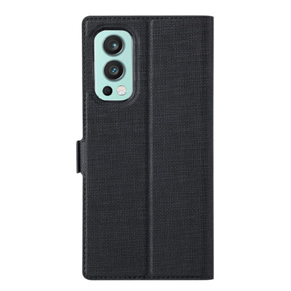 For OnePlus Nord 2 5G ViLi K Series Shockproof Magnetic Buckle Leather Phone Case(Black) by ViLi