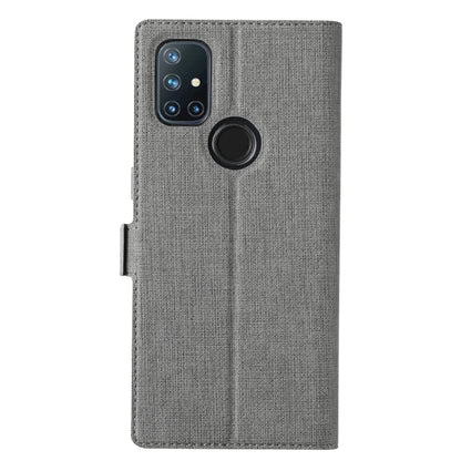 For OnePlus Nord N10 5G ViLi K Series Shockproof Magnetic Buckle Leather Phone Case(Grey) by ViLi