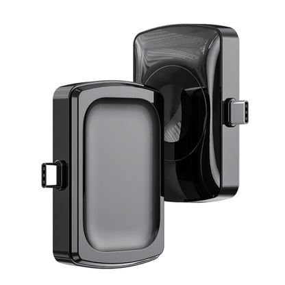 JJT-997 Type-C Interface Earphone and Watch Double-sided Wireless Charger for AirPods & iWatch(Black) by bashfashion