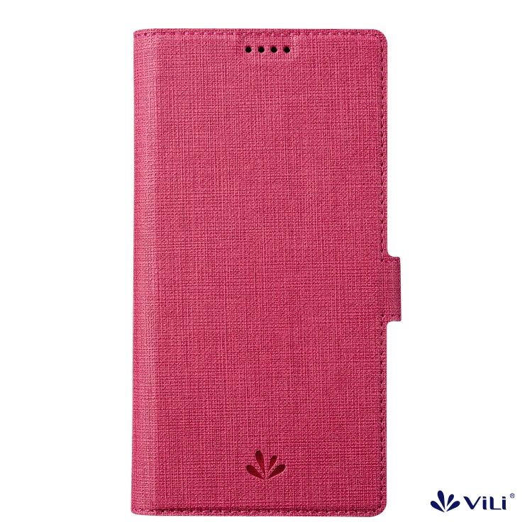 For Sony Xperia Pro-I ViLi K Series Magnetic Buckle Horizontal Flip Leather Phone Case(Rose Red) by ViLi