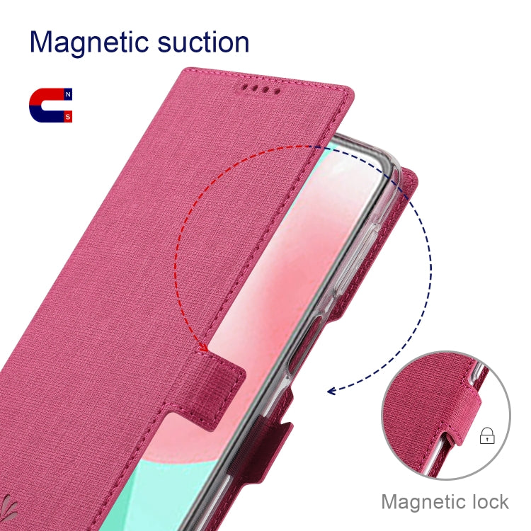 For Sony Xperia Pro-I ViLi K Series Magnetic Buckle Horizontal Flip Leather Phone Case(Rose Red) by ViLi