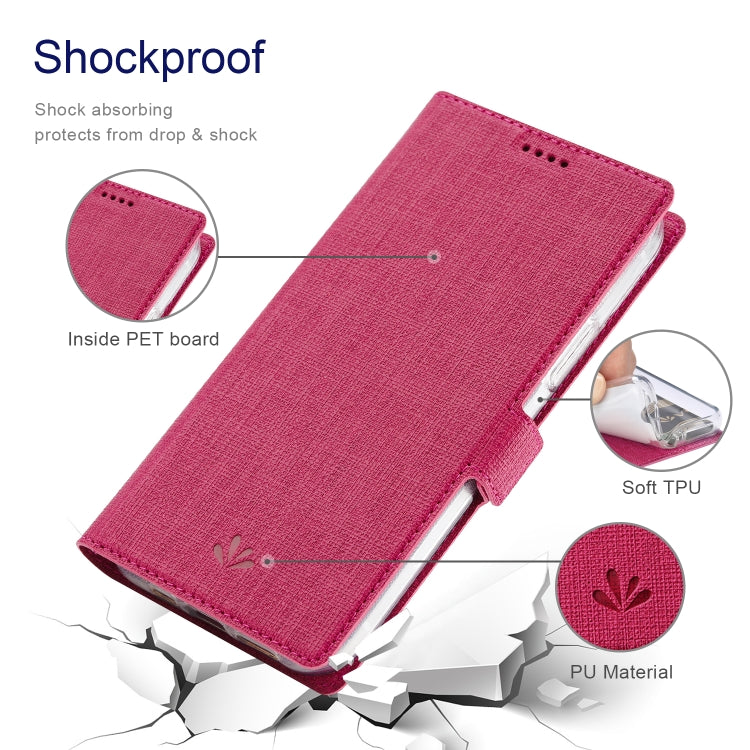 For Sony Xperia Pro-I ViLi K Series Magnetic Buckle Horizontal Flip Leather Phone Case(Rose Red) by ViLi