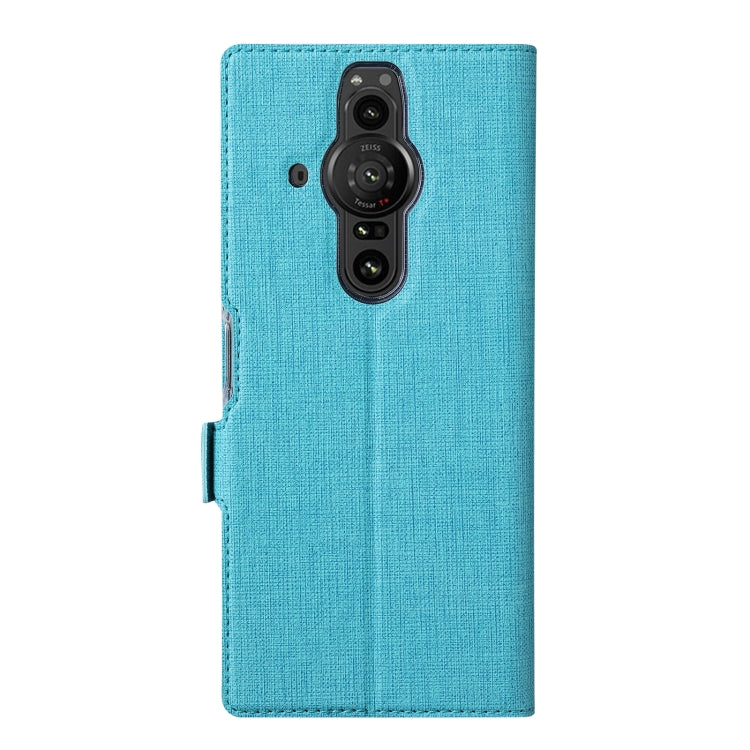 For Sony Xperia Pro-I ViLi K Series Magnetic Buckle Horizontal Flip Leather Phone Case(Blue) by ViLi