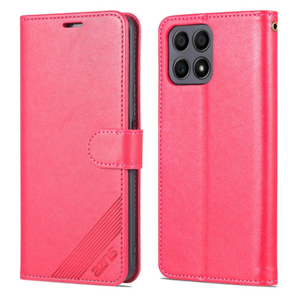 For Honor X30i AZNS Sheepskin Texture Flip Leather Phone Case(Red) by AZNS